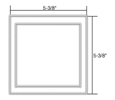 C.R. Laurence CRL Double Acrylic Plate Perimeter Gasket  | APG2