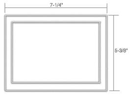 C.R. Laurence CRL Triple Acrylic Plate Perimeter Gasket  | APG3