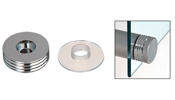 C.R. Laurence CRL Chrome 1-1/4&quot; Diameter Accent Rings for Standoffs | AR114CH