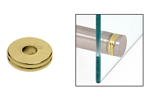 C.R. Laurence CRL Brass 3/4&quot; Diameter Accent Rings for Standoffs | AR34BR