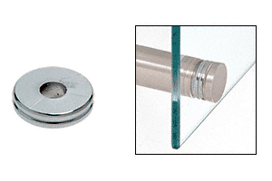 C.R. Laurence CRL Chrome 3/4&quot; Diameter Accent Rings for Standoffs | AR34CH