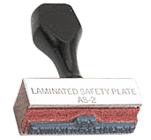 C.R. Laurence CRL &quot;AS2 Laminated Safety Plate&quot; Stamp | AS2