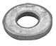 C.R. Laurence CRL 3/16&quot; Hole x 1/2&quot; Diameter Flat Washers - Package of 100 | AV2007