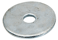 C.R. Laurence CRL 1/4&quot; Hole x 1-1/4&quot; Diameter Flat Washers - Box of 100 | AV2333