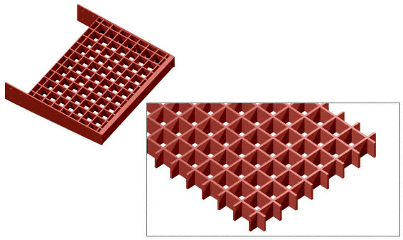 C.R. Laurence CRL Newlar Painted 36&quot; x 72&quot; Egg Crate Blade - 146&quot; | AW2E36NL