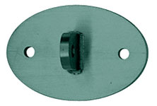C.R. Laurence CRL Kynar Painted Oval Shaped Mounting Plate | AW90VMKN