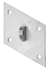 C.R. Laurence CRL Brushed Stainless Custom Mounting Plate | AW9CMBS
