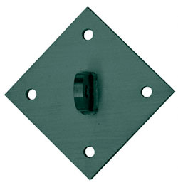 C.R. Laurence CRL Kynar Painted Diamond Shaped Mounting Plate | AW9DMKN