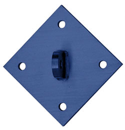 C.R. Laurence CRL Powder Painted Diamond Shaped Mounting Plate | AW9DMPT