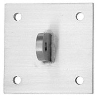 C.R. Laurence CRL Brushed Stainless Square Mounting Plate | AW9SQMBS