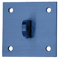 C.R. Laurence CRL Powder Painted Square Mounting Plate | AW9SQMPT