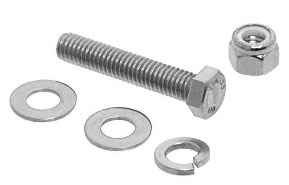 C.R. Laurence CRL Bolt Assembly For Aluminum Sunshades | AWS38BA
