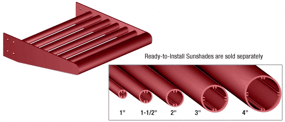 C.R. Laurence CRL Newlar Painted 4&quot; Round Tube Blade - 146&quot; | AXR4NL