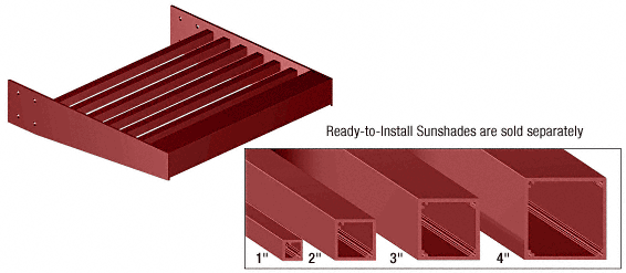 C.R. Laurence CRL Newlar Painted 3&quot; x 3&quot; Square Tube Blade - 146&quot; | AXS3NL