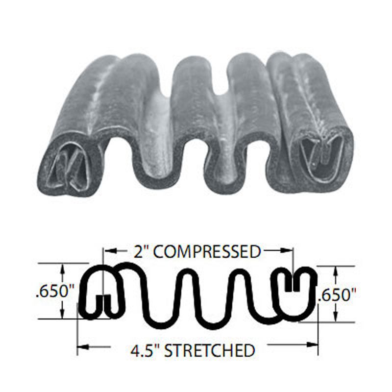 Slider to Shell Accordion Boot Seal | ED5382 | Camper Boot Seal | Accordion Truck Boot | ED5382RL20