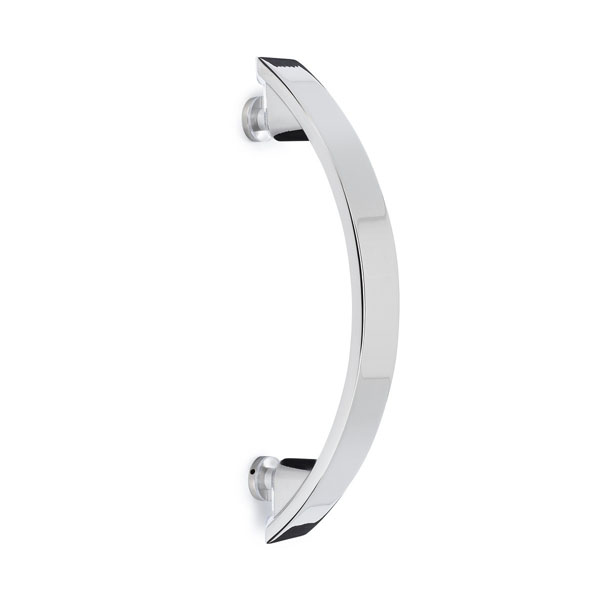Aria 8&quot; Center-to-Center Single Sided Pull - Polished Nickel | A8SPPN
