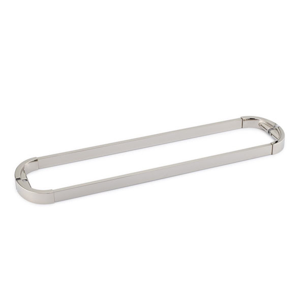 Aria 24&quot; Cuttable Back-to-Back Double Sided Towel Bar - Polished Nickel | A24DTBPN