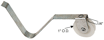 C.R. Laurence CRL Sliding Screen Door Spring Tension Roller 1&quot; Nylon Wheel - Package | B507
