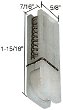 C.R. Laurence CRL Sliding Screen Door Bottom Roller Flat Edge Nylon Wheel for HiLite Doors - Package | B544