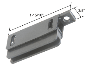 Sliding Screen Door 1-15/16&quot; x 3/8&quot; Bottom Guide for Ador Doors | B545