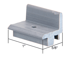 C.R. Laurence CRL Sliding Screen Door 1&quot; X 5/8&quot; Plastic Top Guide for Mayfair Doors | B563
