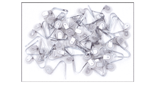 C.R. Laurence CRL Sliding Screen Door Spring Tension Roller 1&quot; Nylon Wheel Bulk (50) Pack | B570B