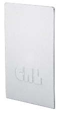 C.R. Laurence CRL Satin Anodized End Cap for B5L Series Low Profile Base Shoe | B5LECSA