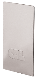 C.R. Laurence CRL Polished Stainless End Cap for B5S Series Standard Square Base Shoe | B5SECPS