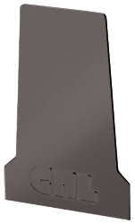 C.R. Laurence CRL Duranodic Bronze End Cap for B5T Series Tapered Base Shoe | B5TECDU