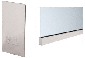 C.R. Laurence CRL Polished Stainless End Cap for Windscreen and Smoke Baffle Base Shoe | B5WECPS