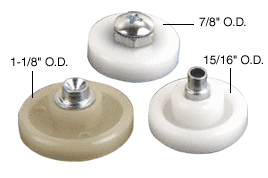 C.R. Laurence CRL Flat Edge Nylon Replacement Roller Assortment | B622