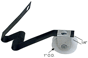 C.R. Laurence CRL 1&quot; Nylon B.B. Wheel Sliding Screen Door Spring Tension Roller - Package | B640