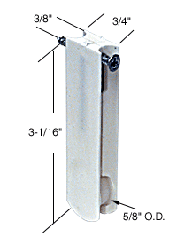 C.R. Laurence CRL Sliding Screen Door Bottom Roller 5/8&quot; Nylon Wheel for Weathershield Doors - Package | B668