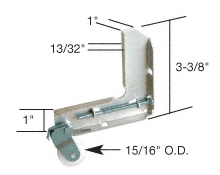 C.R. Laurence Sliding Screen Door Corner Roller Assembly 15/16&quot; Nylon Roller for Acorn Industries | B693