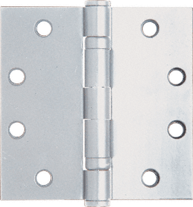 C.R. Laurence CRL Satin Chrome Non-Removable Pin Standard Weight Ball BearingTemplate Butt Hinge  | BB15NRPA