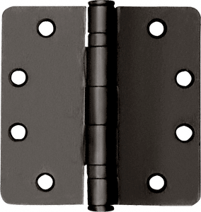 C.R. Laurence CRL Bronze Standard Weight 1/4&quot; Radius Ball Bearing Template Butt Hinge | BB40BRZ