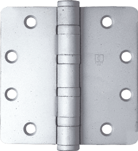 C.R. Laurence CRL Satin Chrome Heavy Weight 1/4&quot; Radius Ball Bearing Template Butt Hinge | BB50A