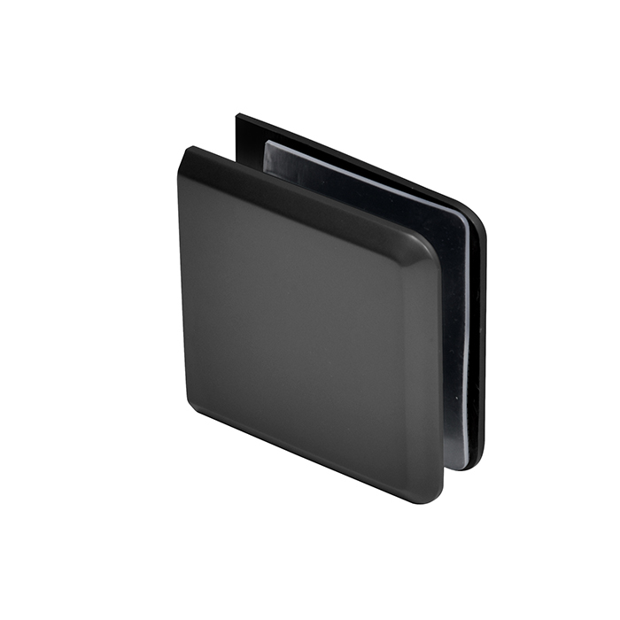 CRL Oil Rubbed Bronze Beveled Hole-in-Glass Style Wall Mount Heavy-Duty Glass Clamp | BCU40RB