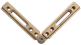 C.R. Laurence CRL Brass Adjustable Corner for the Deluxe Header Kit | BHC373