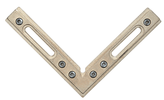 C.R. Laurence CRL Brass 90&amp;#176; Corner for Deluxe Header Kit | BHC90