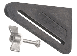 C.R. Laurence CRL Complete Barkleat Set with Aluminum Bolt - Stainless Steel  Washer - Acetal Wingnut | BK36A