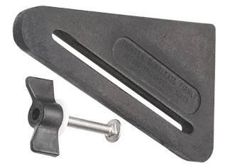 C.R. Laurence CRL Complete Barkleat Set with Stainless Steel Bolt - Stainless Steel  Washer - Acetal Wingnut | BK36