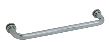 CRL 12&quot; Brushed Nickel (BM Series) Tubular Single-Sided Towel Bar with Metal Washers | BM12BN