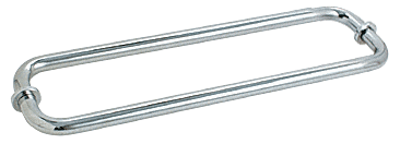 CRL Polished Chrome 12&quot; BM Series Back-to-Back Tubular Towel Bars With Metal Washers
 | BM12X12CH