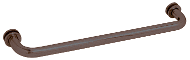 CRL 20&quot; Oil Rub Bronze (BM Series) Tubular Single-Sided Towel Bar with Metal Washers | BM200RB
