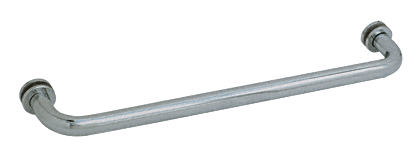 CRL 22&quot; Brushed Nickel (BM Series) Tubular Single-Sided Towel Bar with Metal Washers | BM22BN