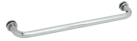 CRL 24&quot; Polished Chrome (BM Series) Tubular Single-Sided Towel Bar with Metal Washers | BM24CH