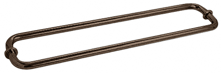CRL Oil Rubbed Bronze 24&quot; BM Series Back-to-Back Tubular Towel Bars With Metal Washers
 | BM24X240RB