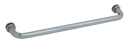 CRL 26&quot; Brushed Nickel (BM Series) Tubular Single-Sided Towel Bar with Metal Washers | BM26BN