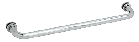 CRL 26&quot; Polished Chrome (BM Series) Tubular Single-Sided Towel Bar with Metal Washers | BM26CH